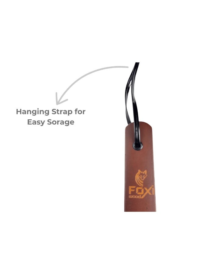 FoxiWood Wooden Long Shoe Horn 60CM - Image 5